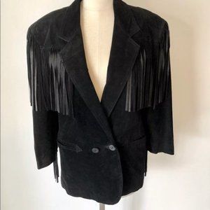 vintage renaissance || fringed western jacket